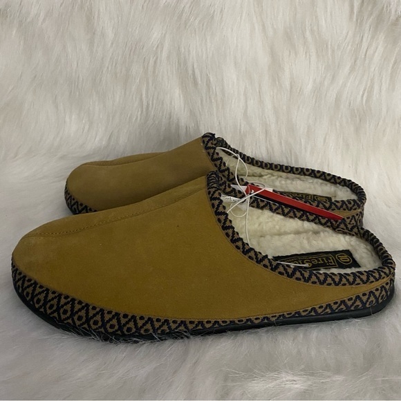 Fireside Shoes Slippers Size 10 Mens Slip‎ On Leather New With Tags - Picture 7 of 11